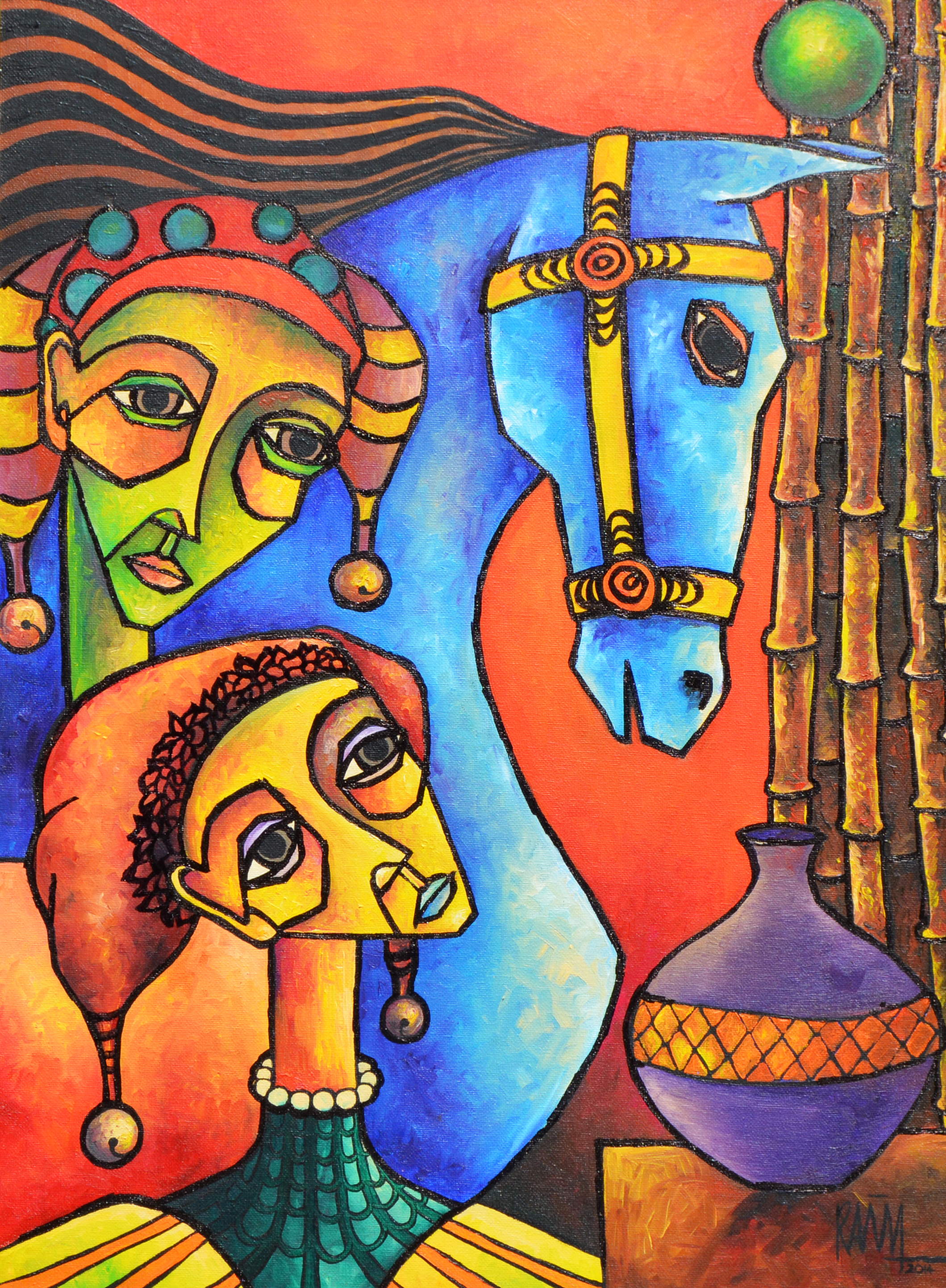 Oil on canvas