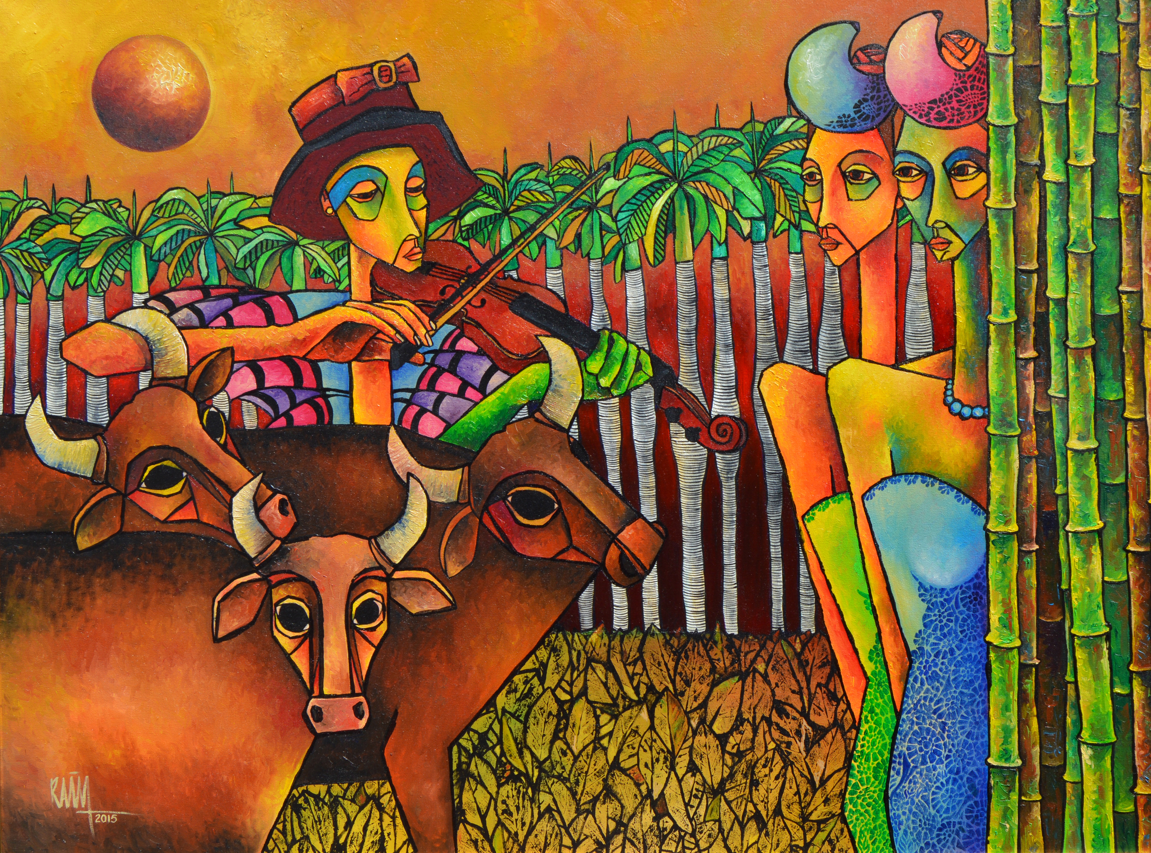 Oil on canvas