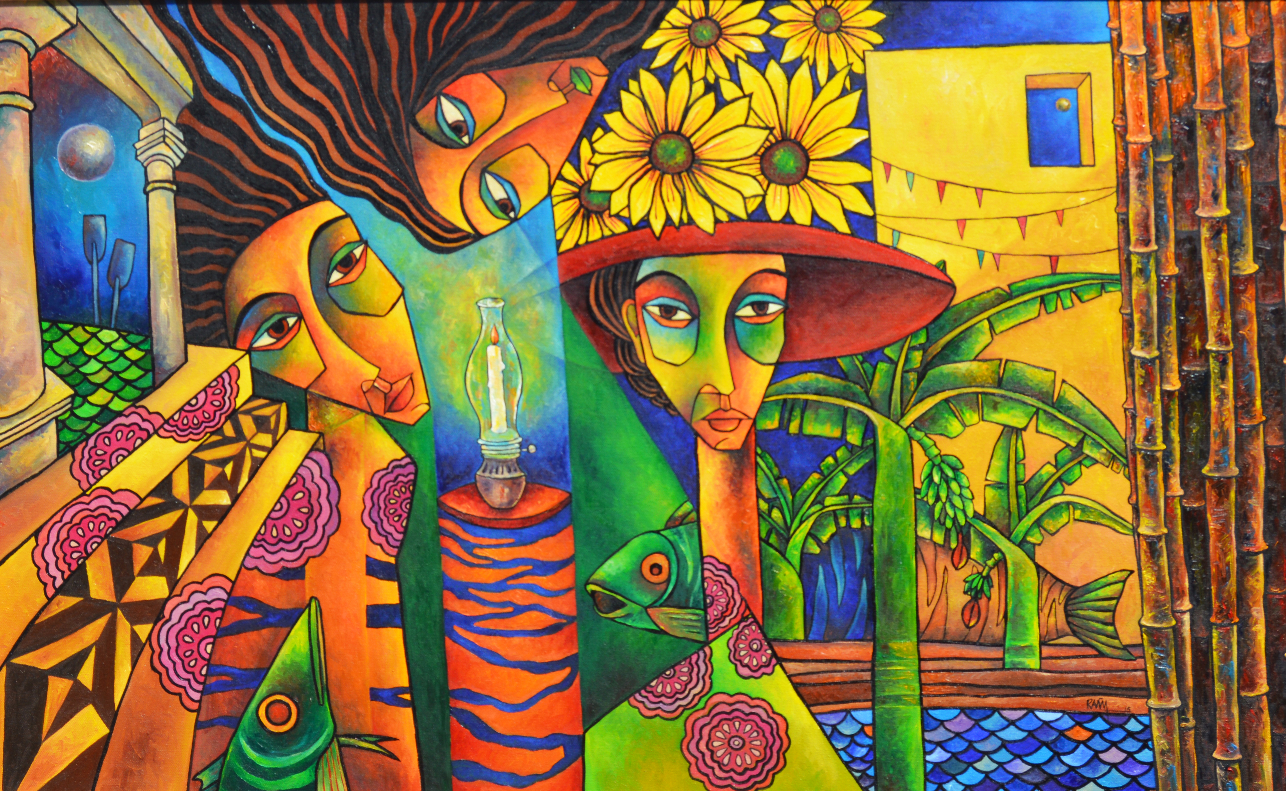 Oil on canvas