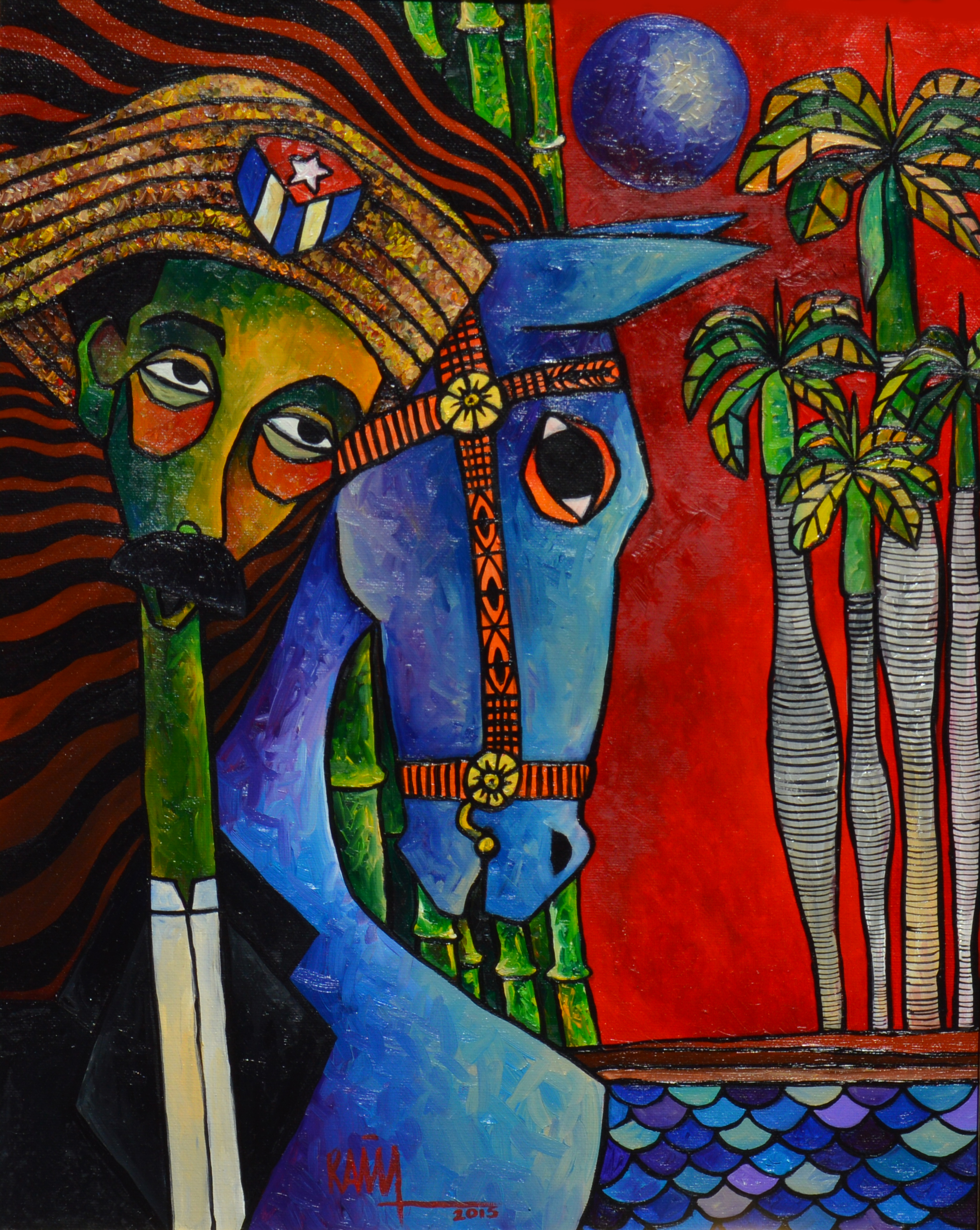 Oil on canvas