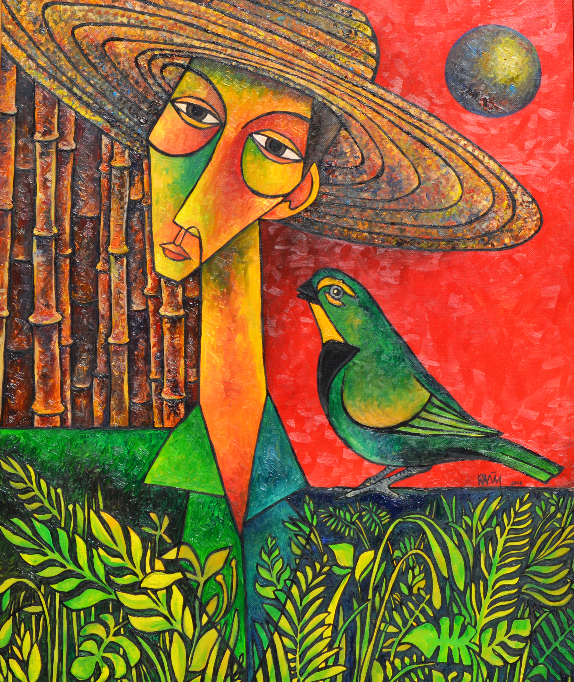 Oil on canvas