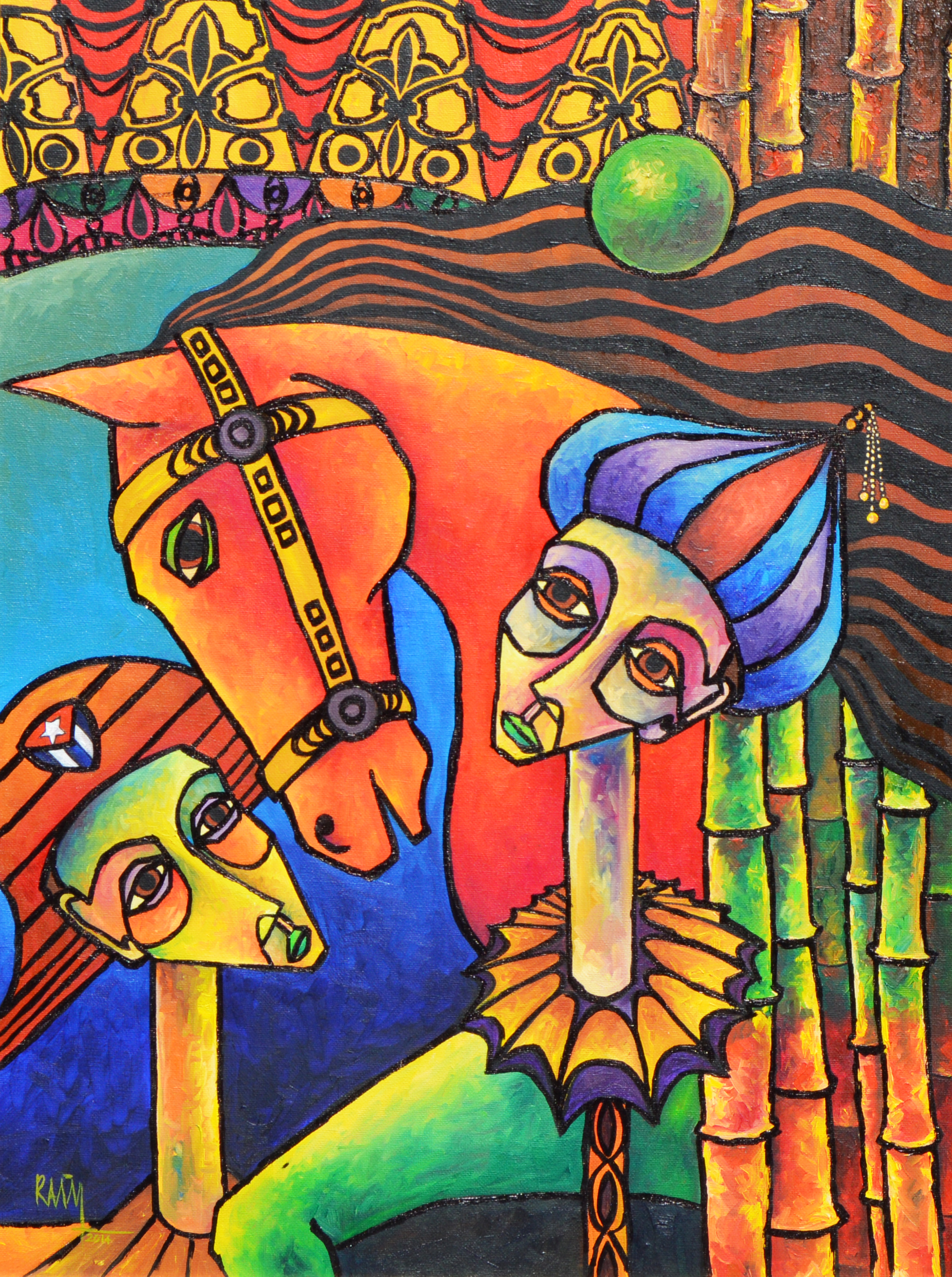 Oil on canvas