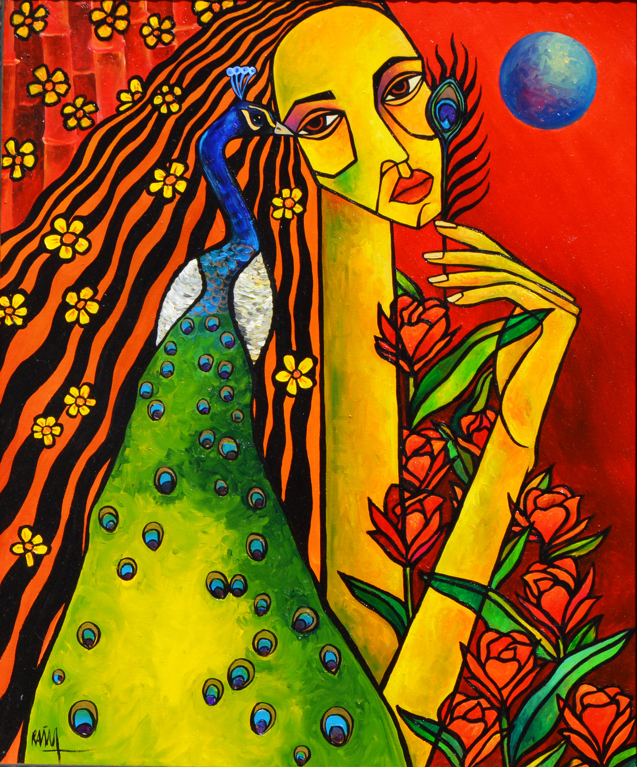 Oil on canvas