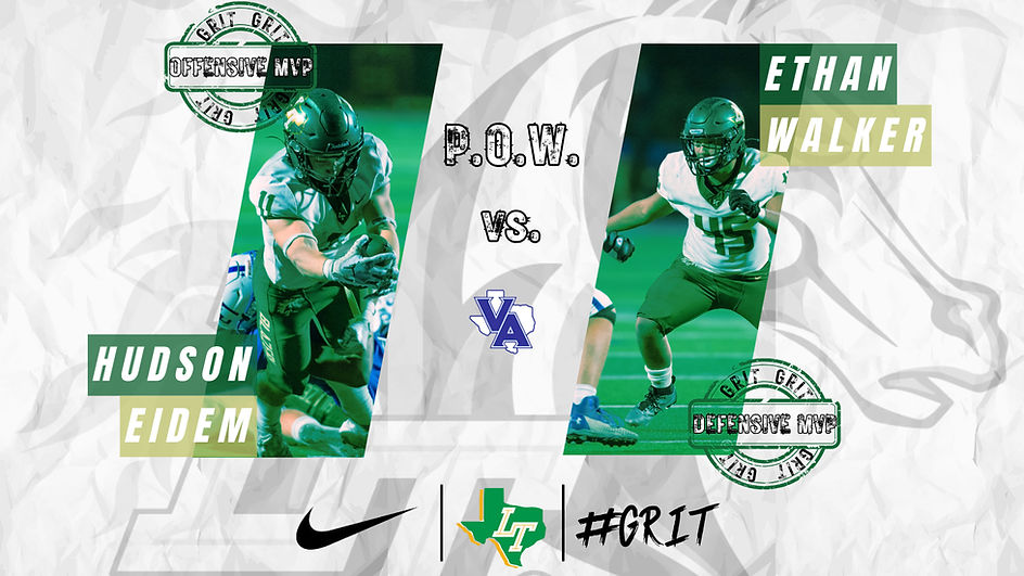 Players of the Week LTHS Football