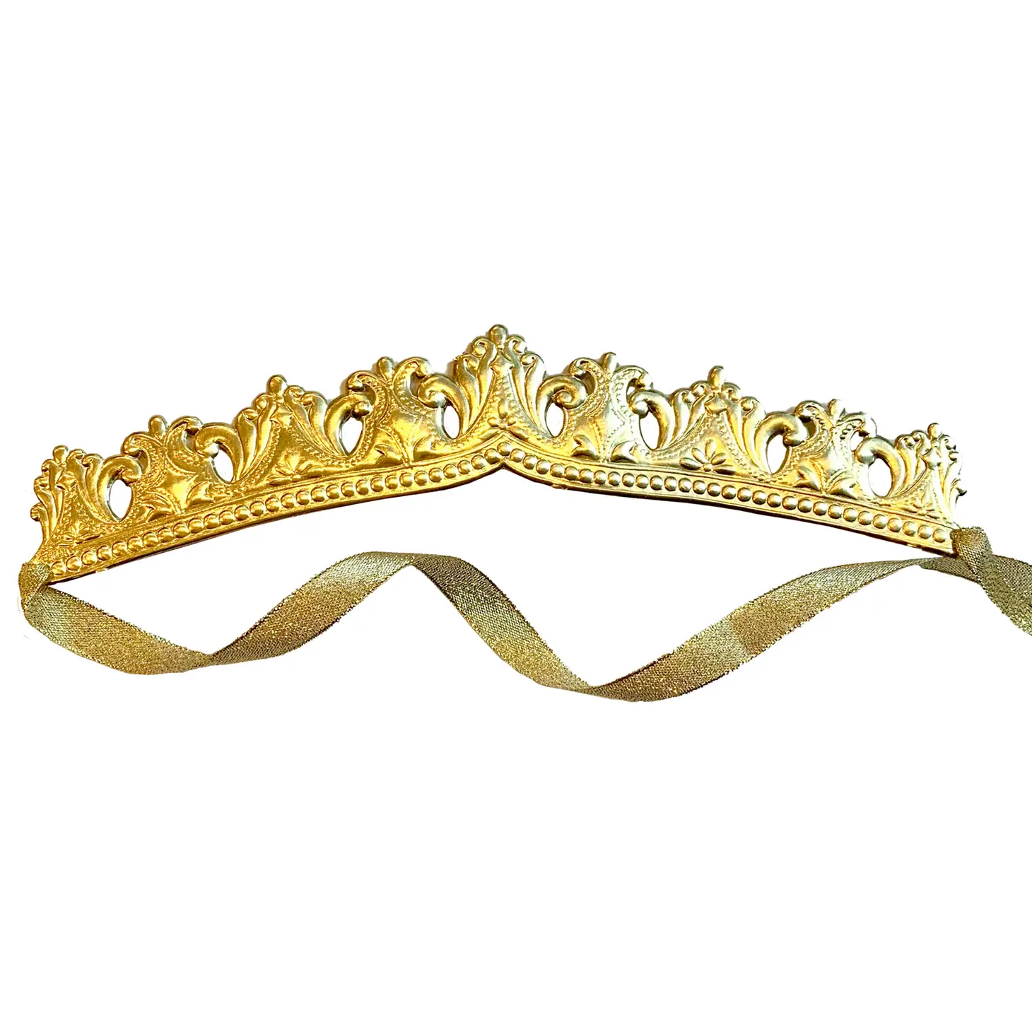 Embossed Gold Crown