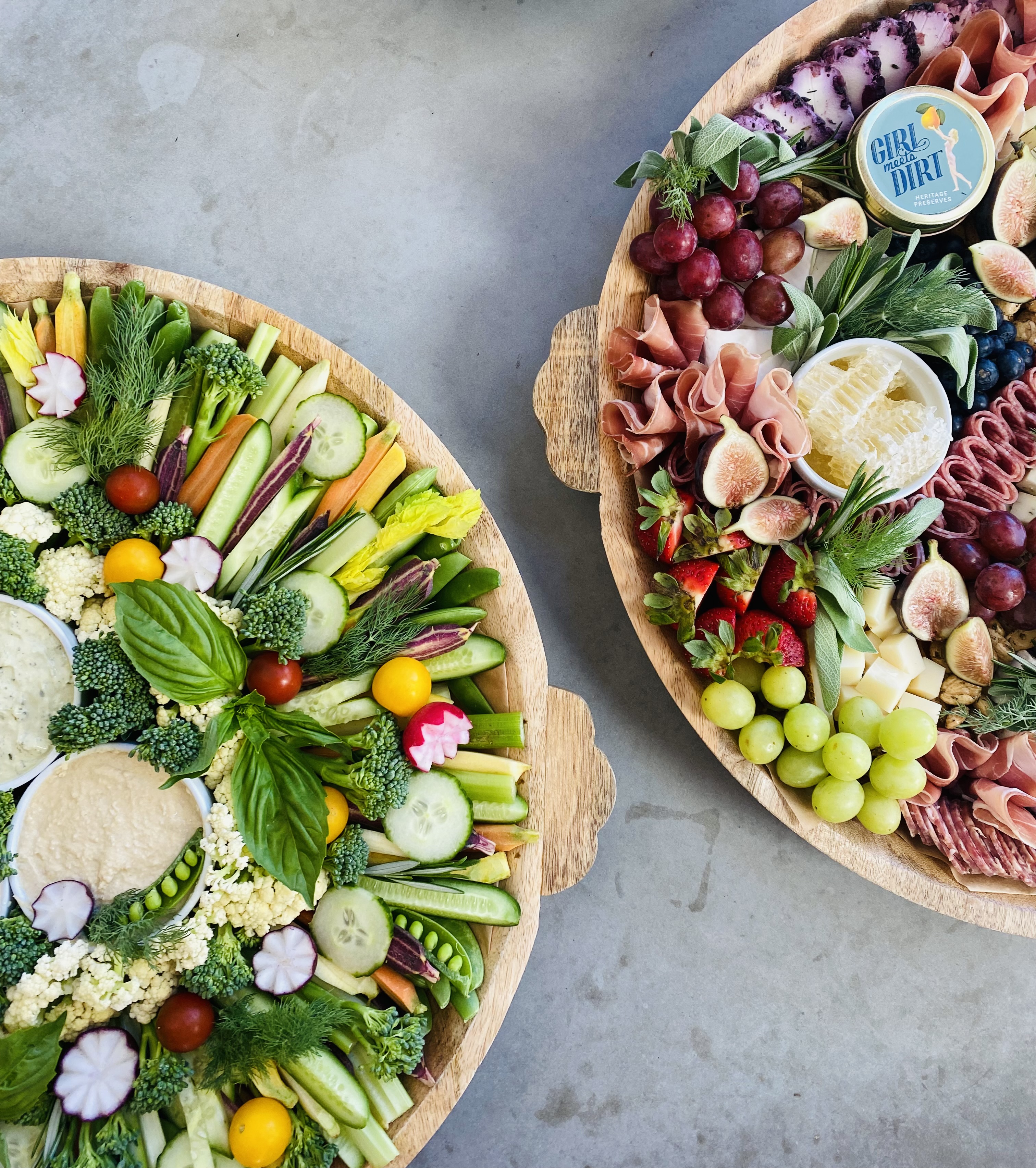 Arranged Food and Objects