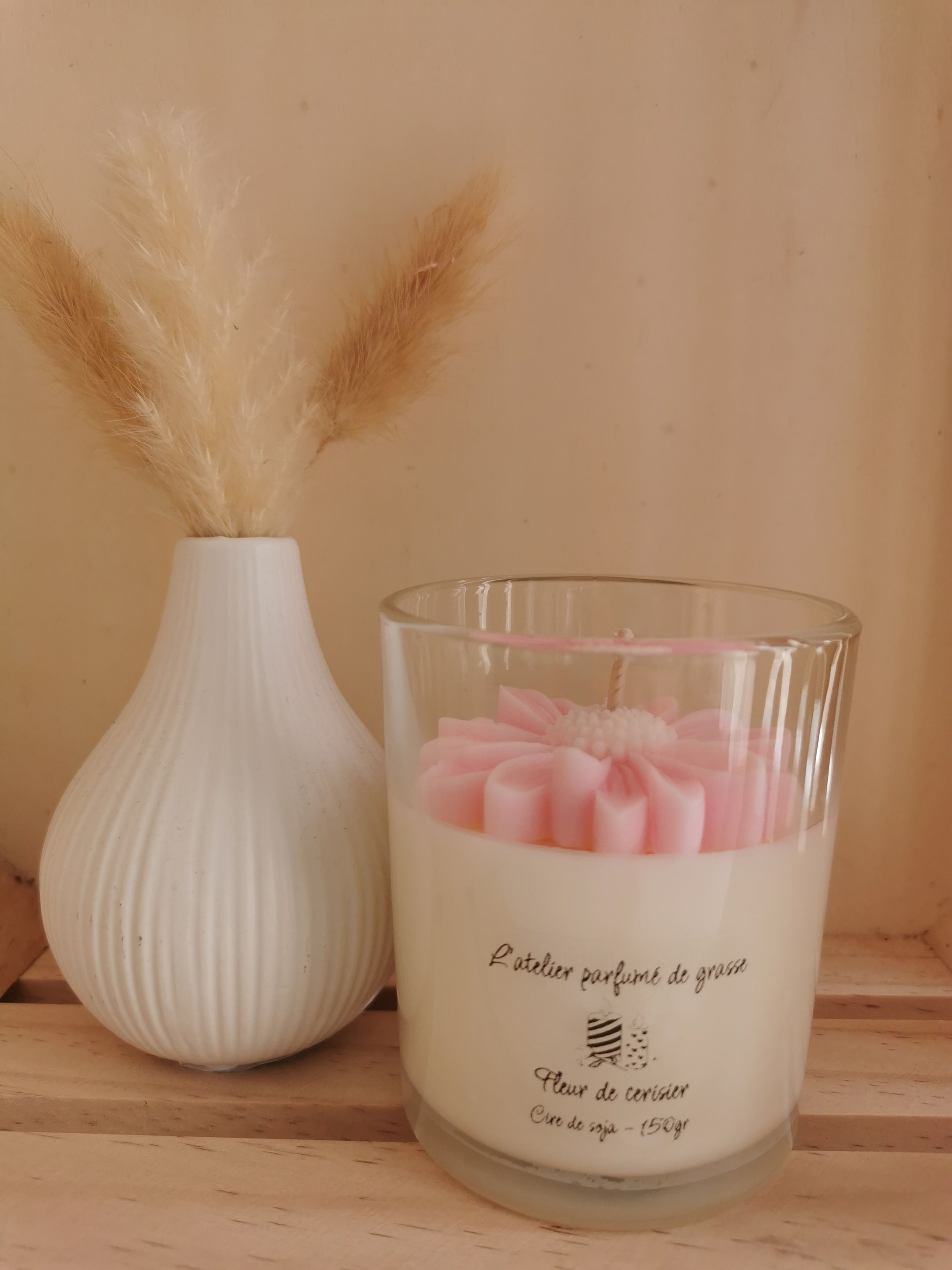 Bougie Parfumée 150gr Fleur de cerisier