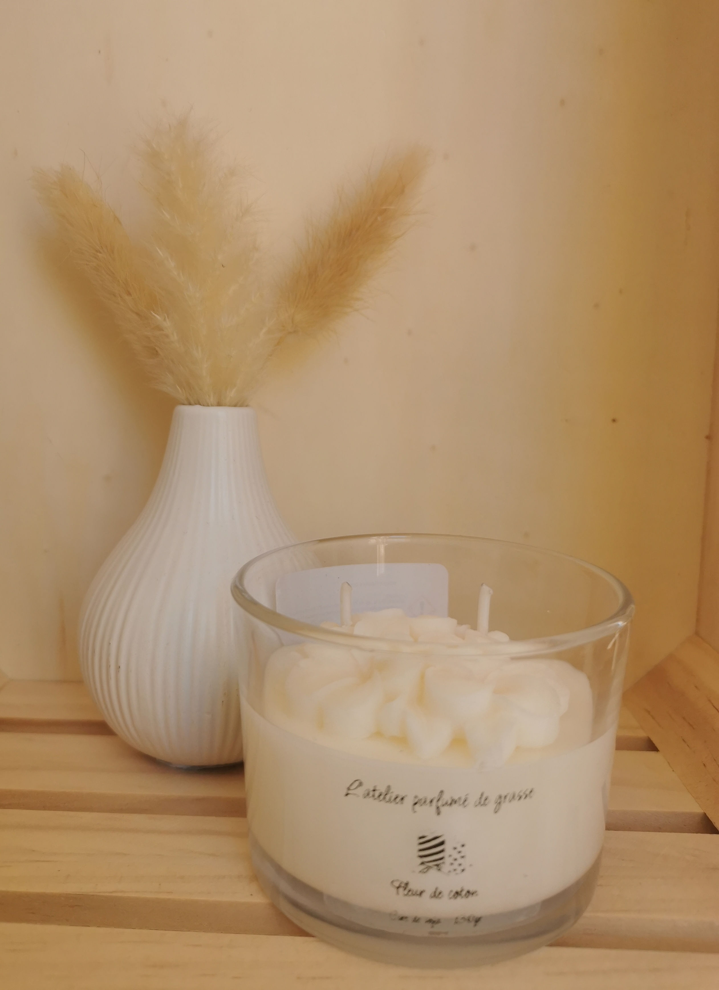 Bougie Parfumée 130gr Fleur de coton