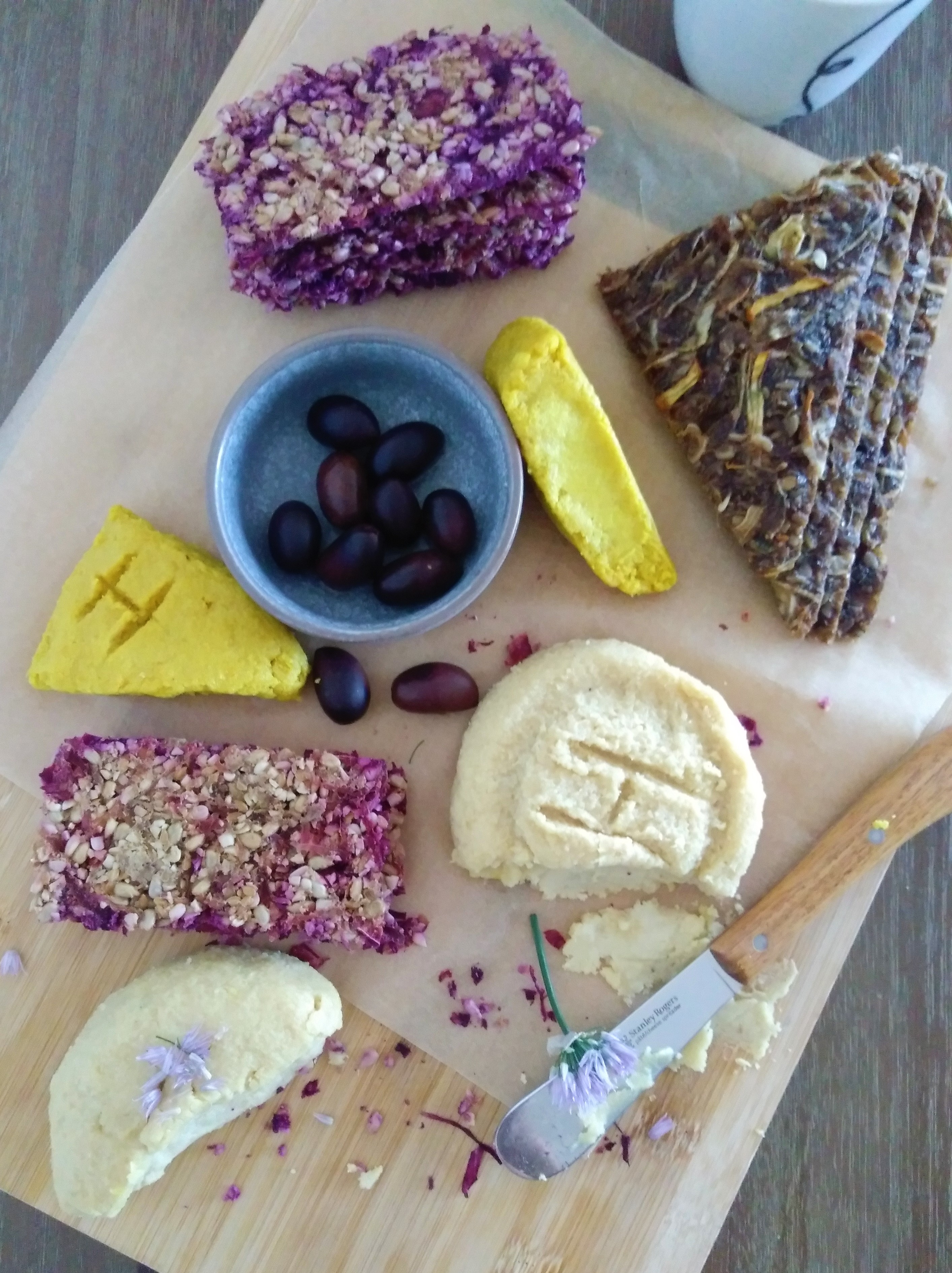 Arranged Food and Objects