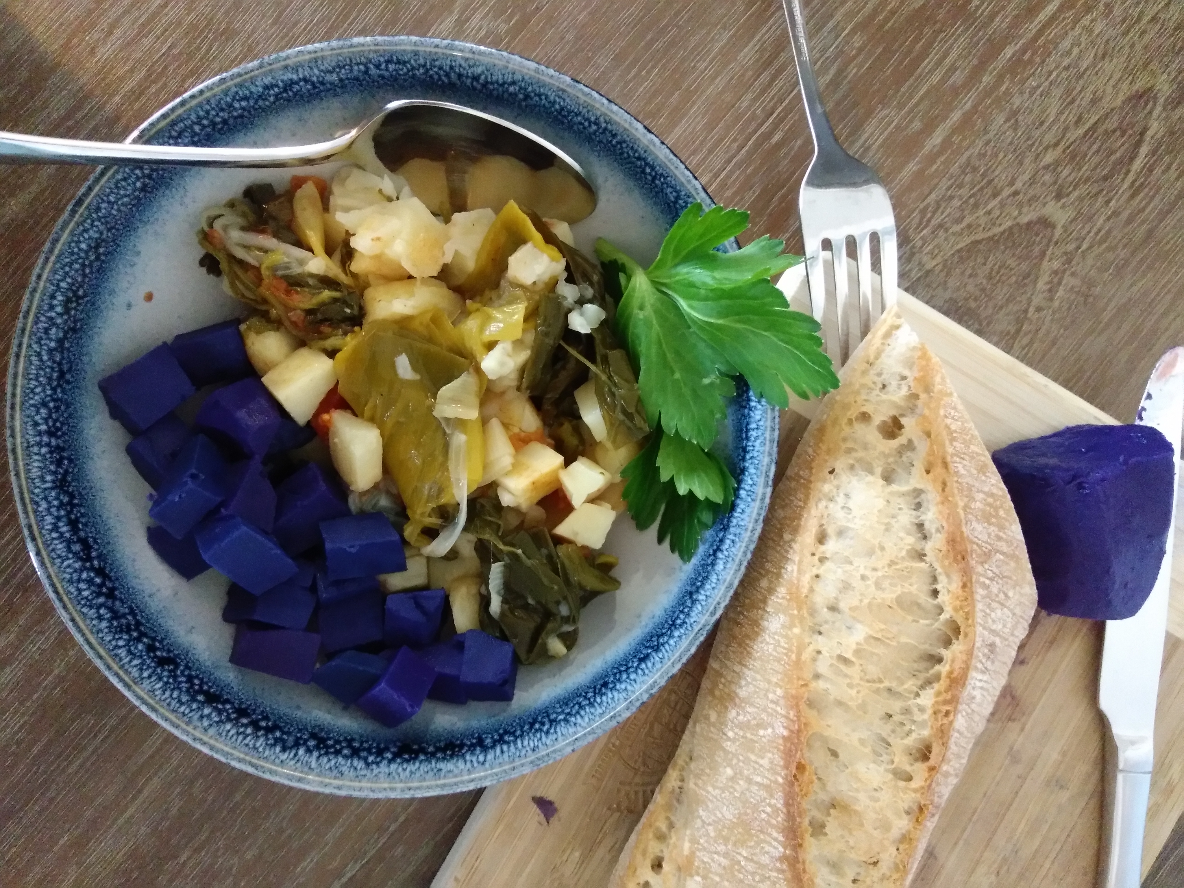 Arranged Food and Objects