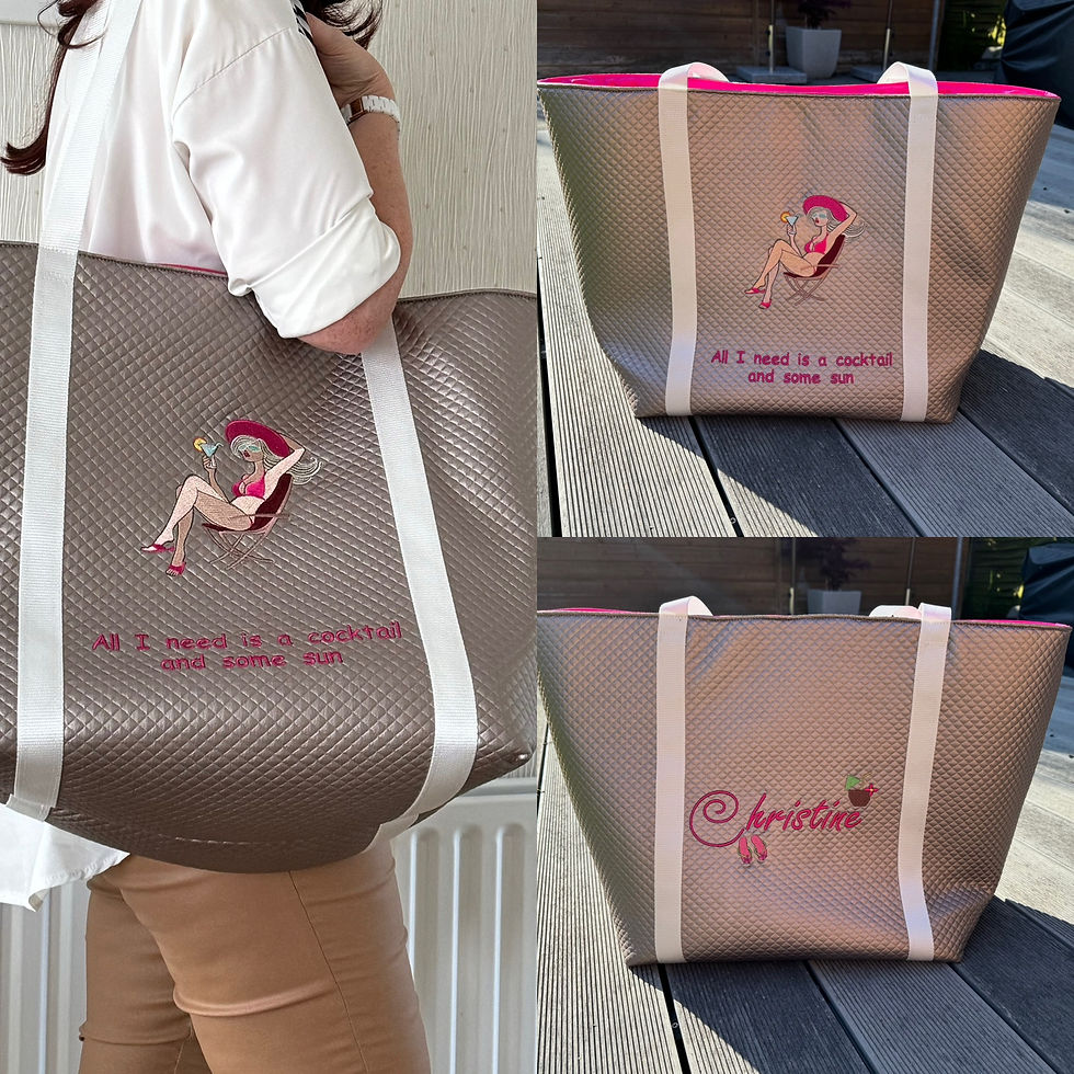 Bespoke beach bag