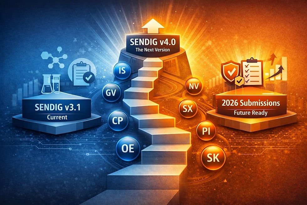 Evolution from SENDIG v3.1 to v4.0 and its impact on 2026 submissions