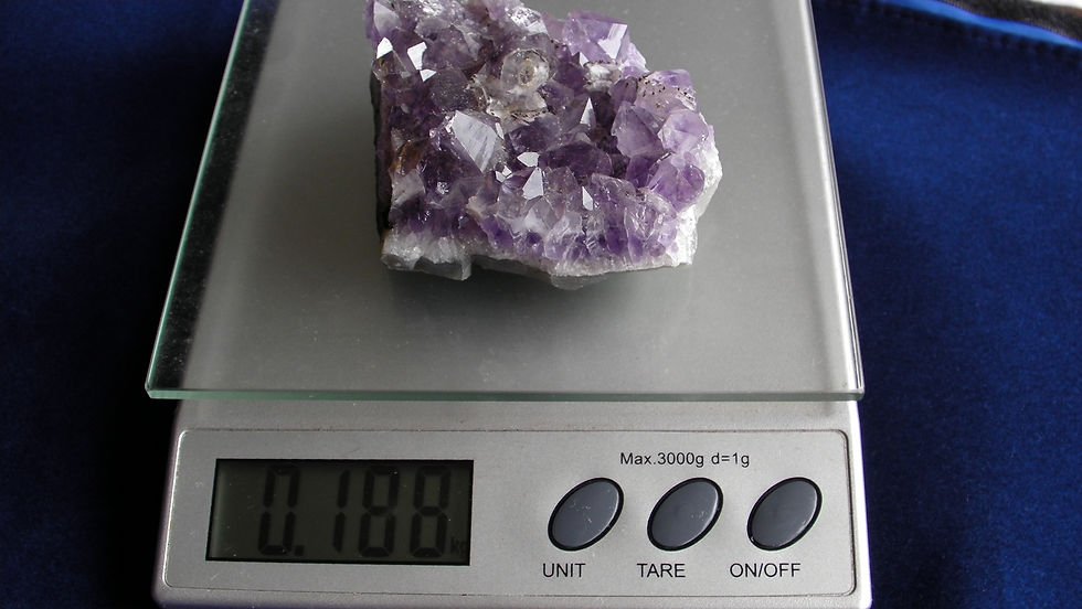 Thumbnail: AMYTHEST NATURAL CRYSTAL CLUSTER