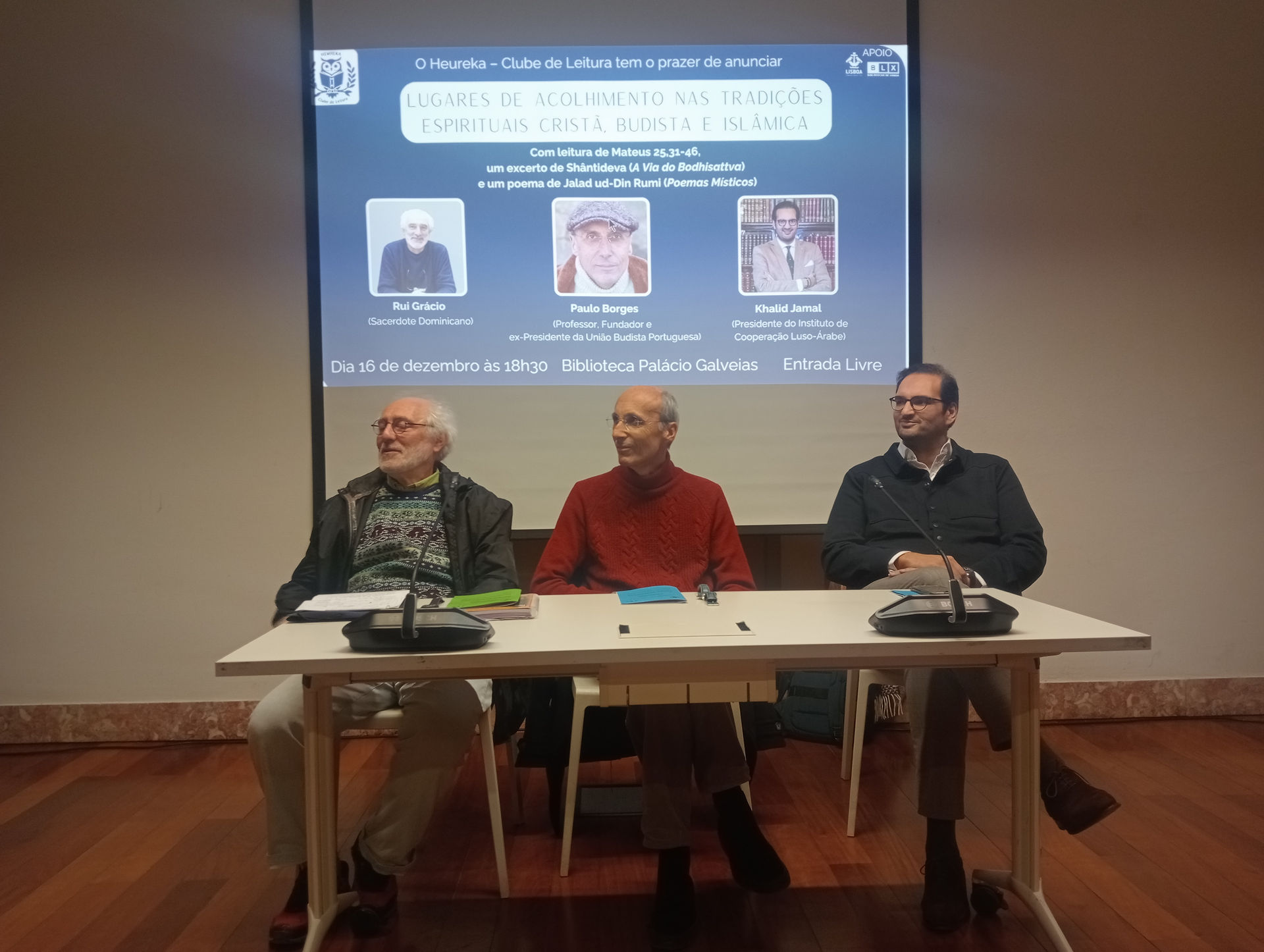 Palestra Heureka: Lugares de Acolhimento