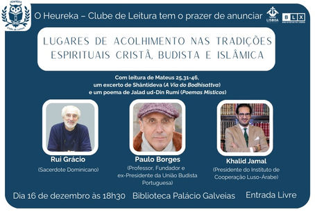 Palestra Heureka Clube de Leitura: Lugares de Acolhimento