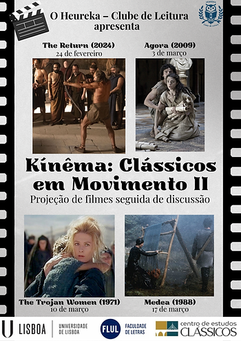 Apresentação dos filmes inspirados na Antiguidade Clássica do Ciclo de cinema do Heureka