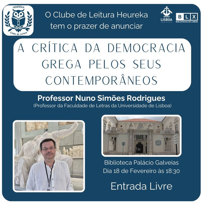 Palestra Clube Heureka. Democracia Grega.