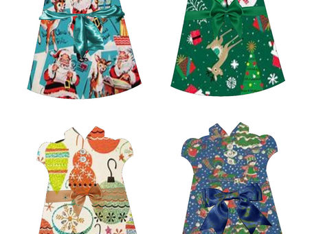 Little Miss Christmas Dress Tags