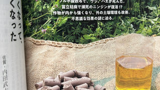 現代農業6月号　農薬じゃないけど効くものってあるよね