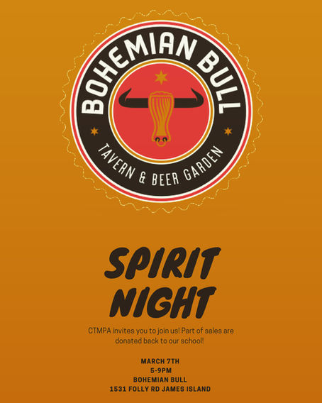 March Spirit Night 3/7!