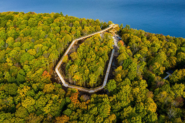 Eagle Tower, ADA Friendly Hikes, Peninsula State Park, Hike Door County