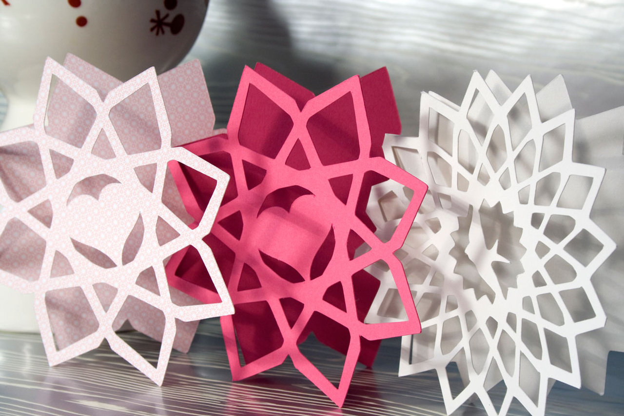 Die-cut Valentine card