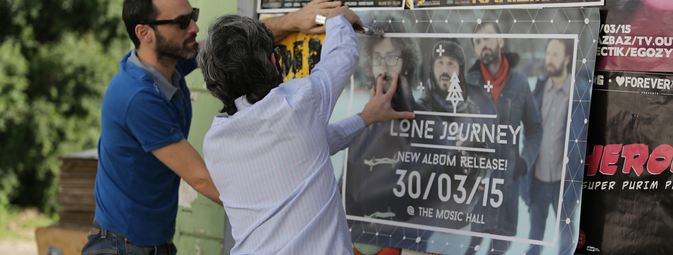 Poster Placement Outdoors