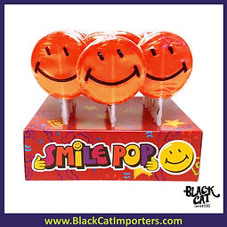 Adams and Brooks Smile Pops Orange 2/24ct