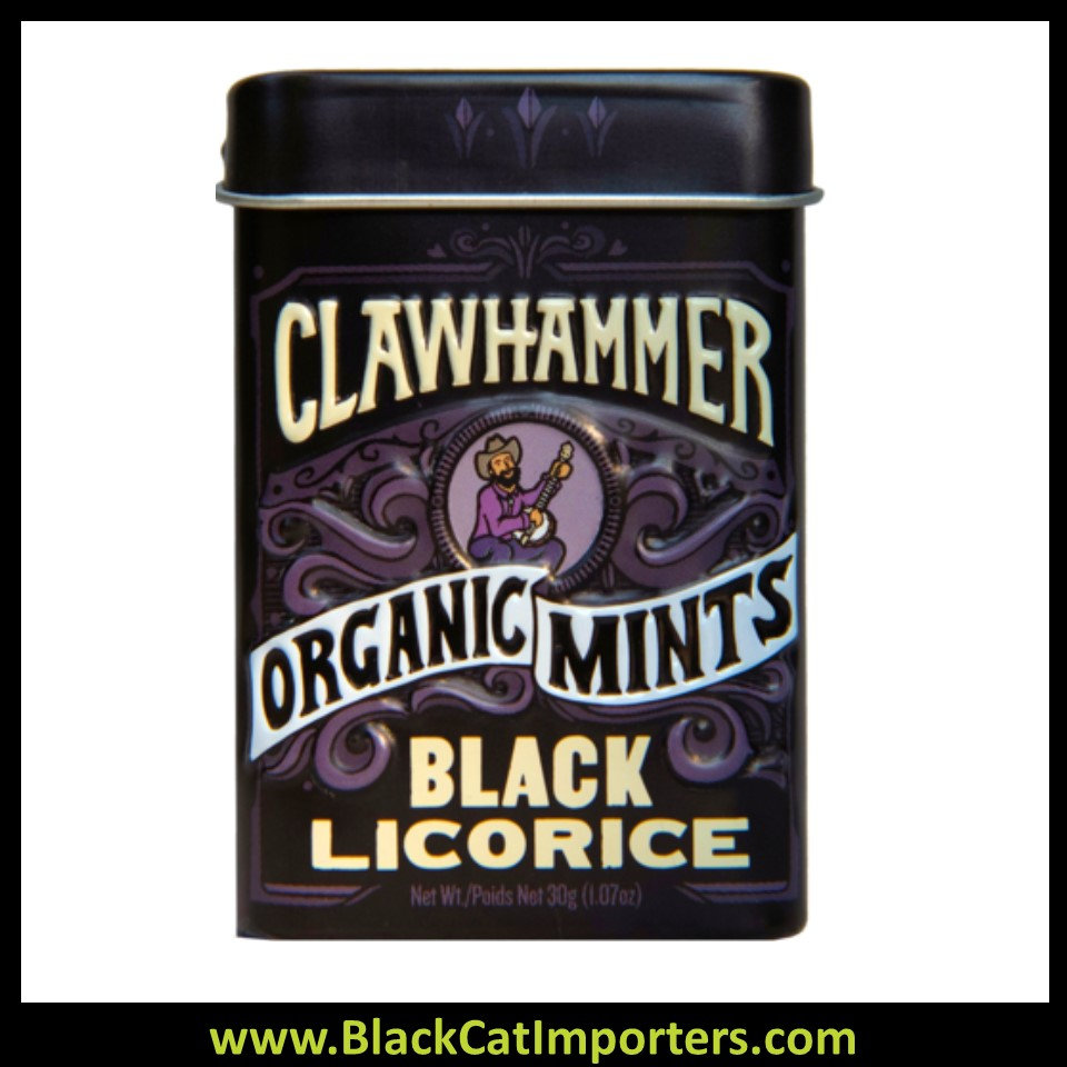 Big Sky Brands - CLAWHAMMER ORGANIC MINTS - BLACK LICORICE 12-ct. Trays ...