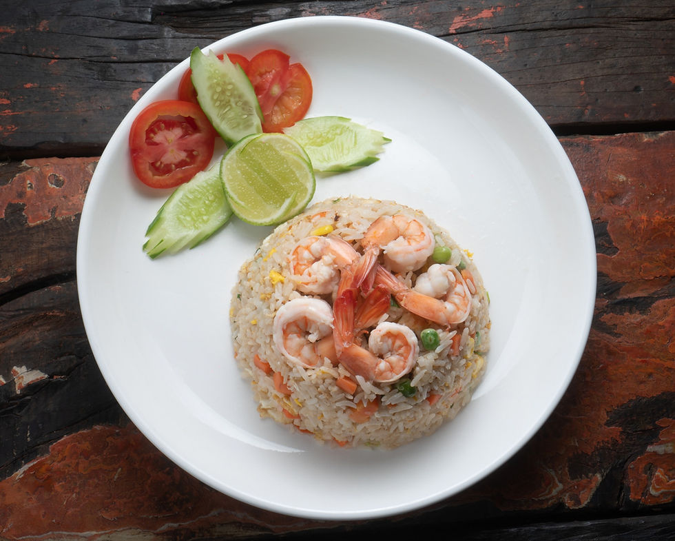 Arranged Food and Objects