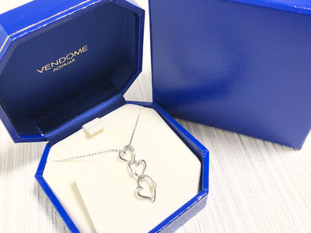 VENDOME　AOYAMA ヴァンドーム青山 K18WG　ダイヤモンド　ネックレス