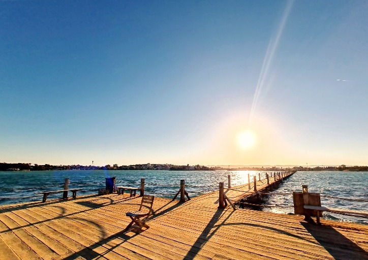 Sun above the Red Sea, El Gouna