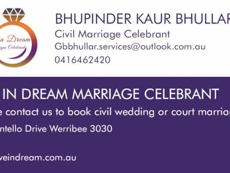 Marriage Celebrant