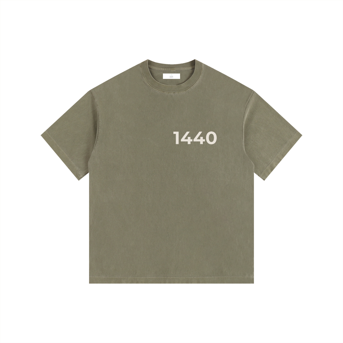 1440 Clock Oversized Cotton T-Shirt