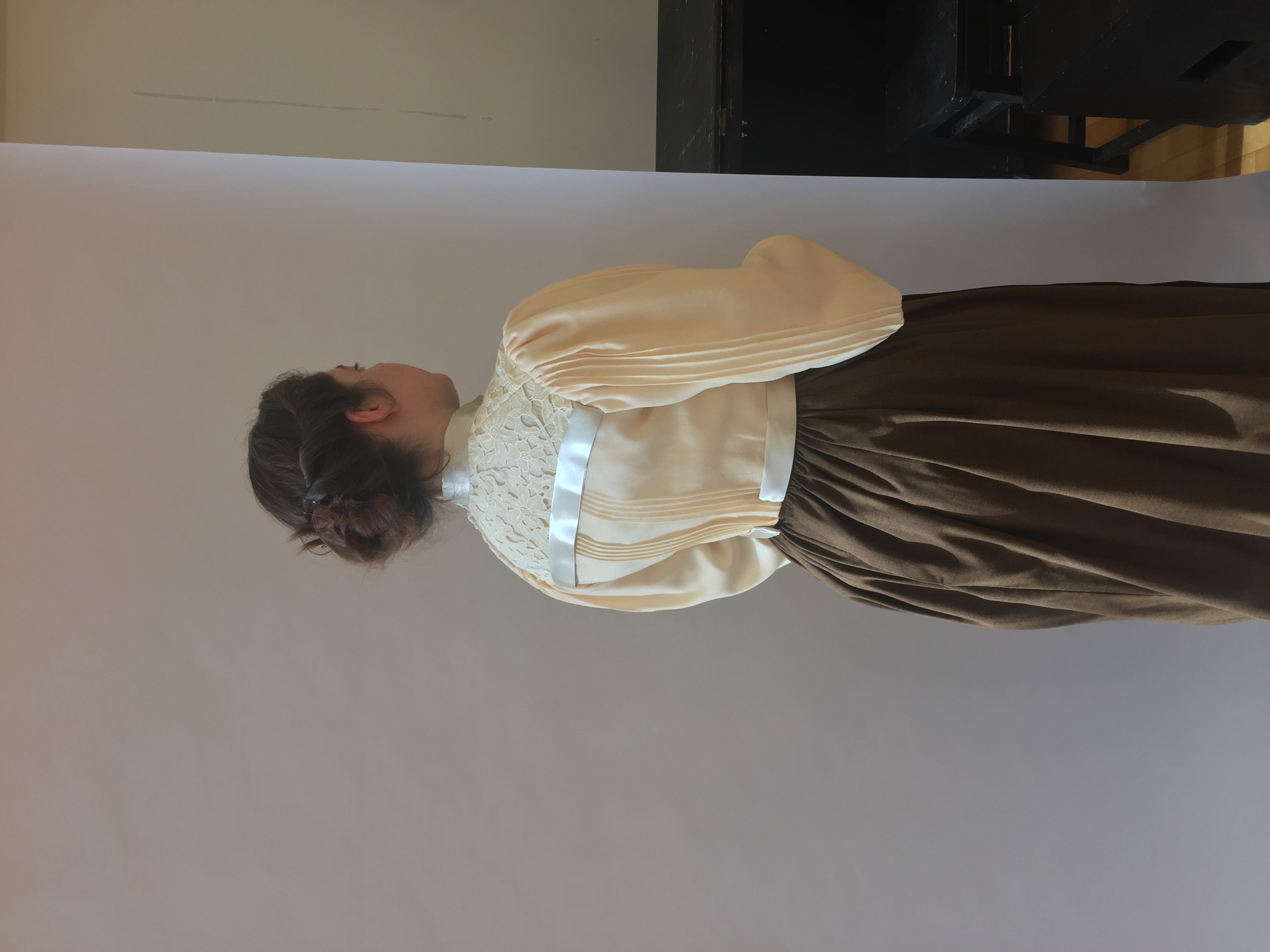 Reproduction Bodice on Model