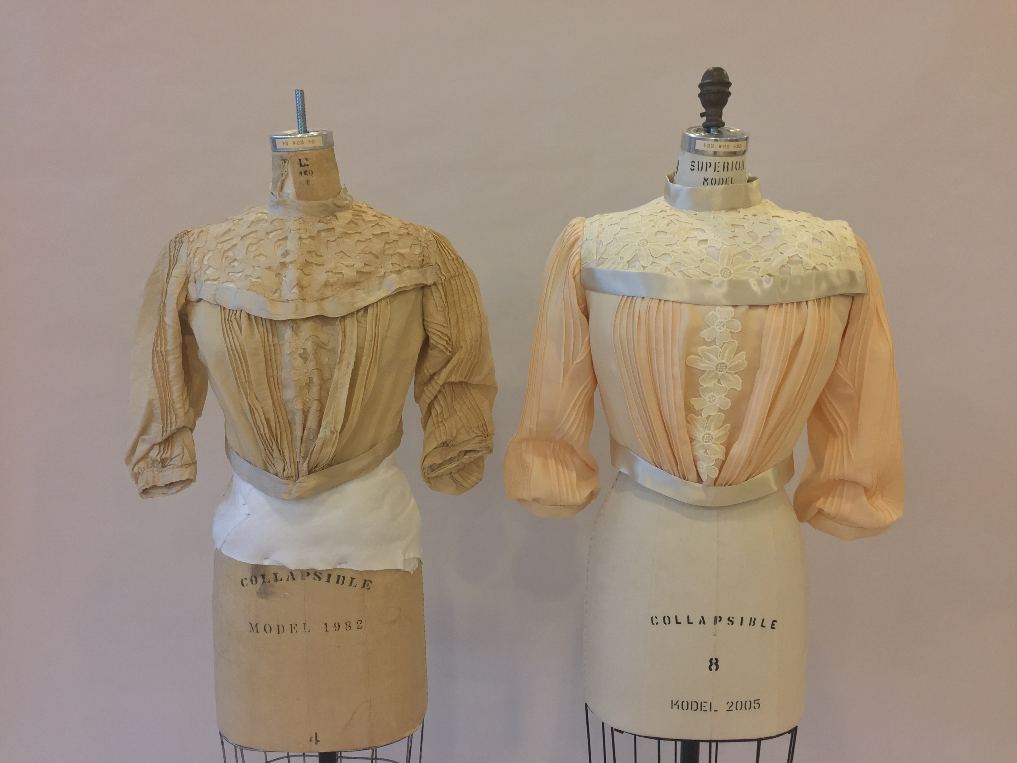 Original Bodice and Reproduction
