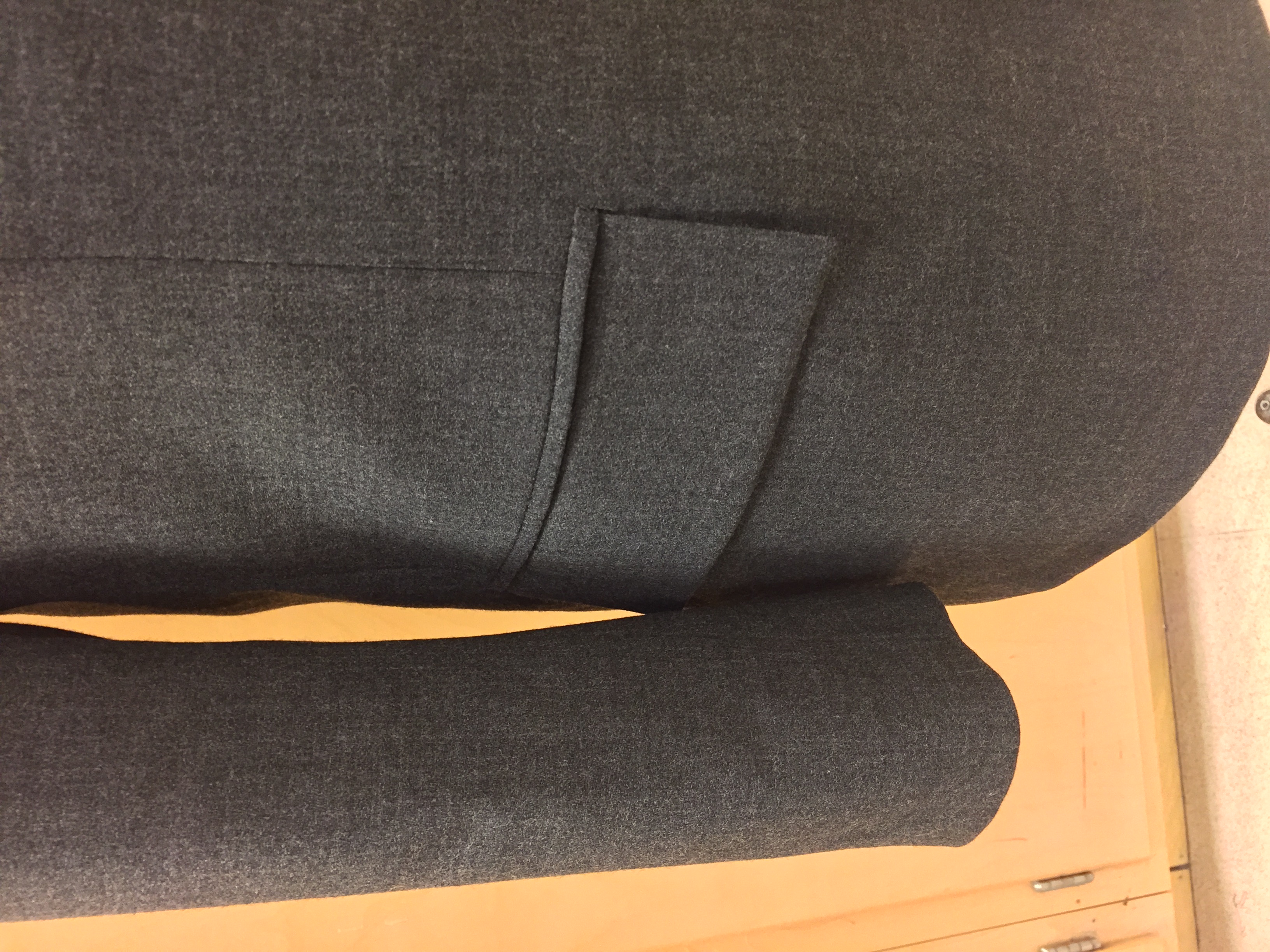 Double Pipping Pocket with Flap