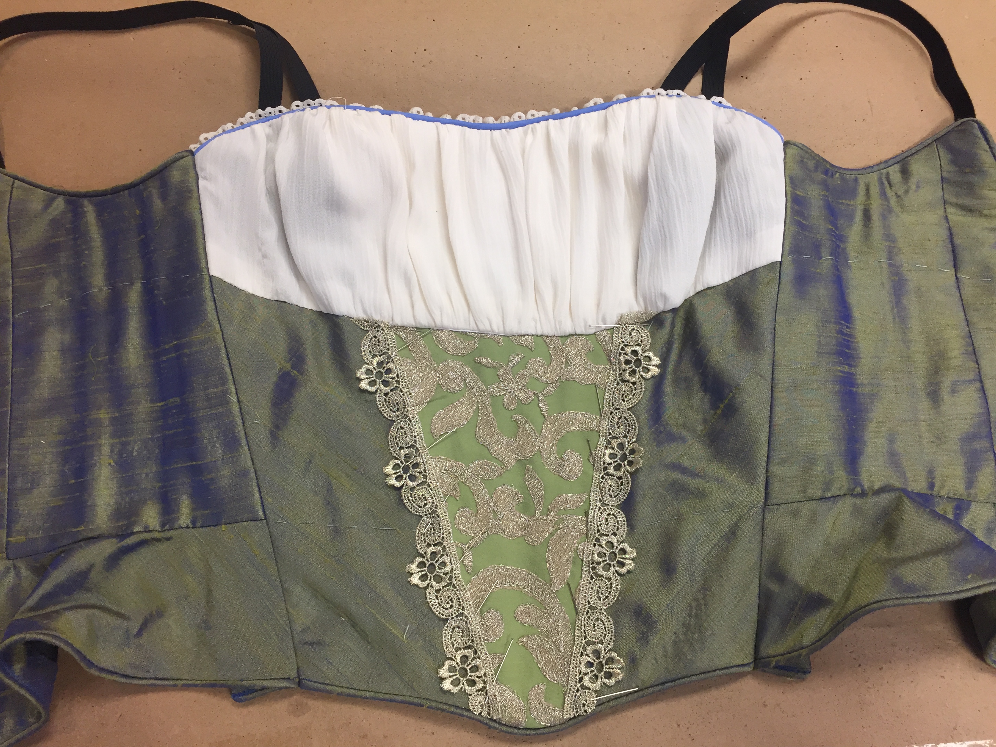 Bodice Before Attaching Bolero