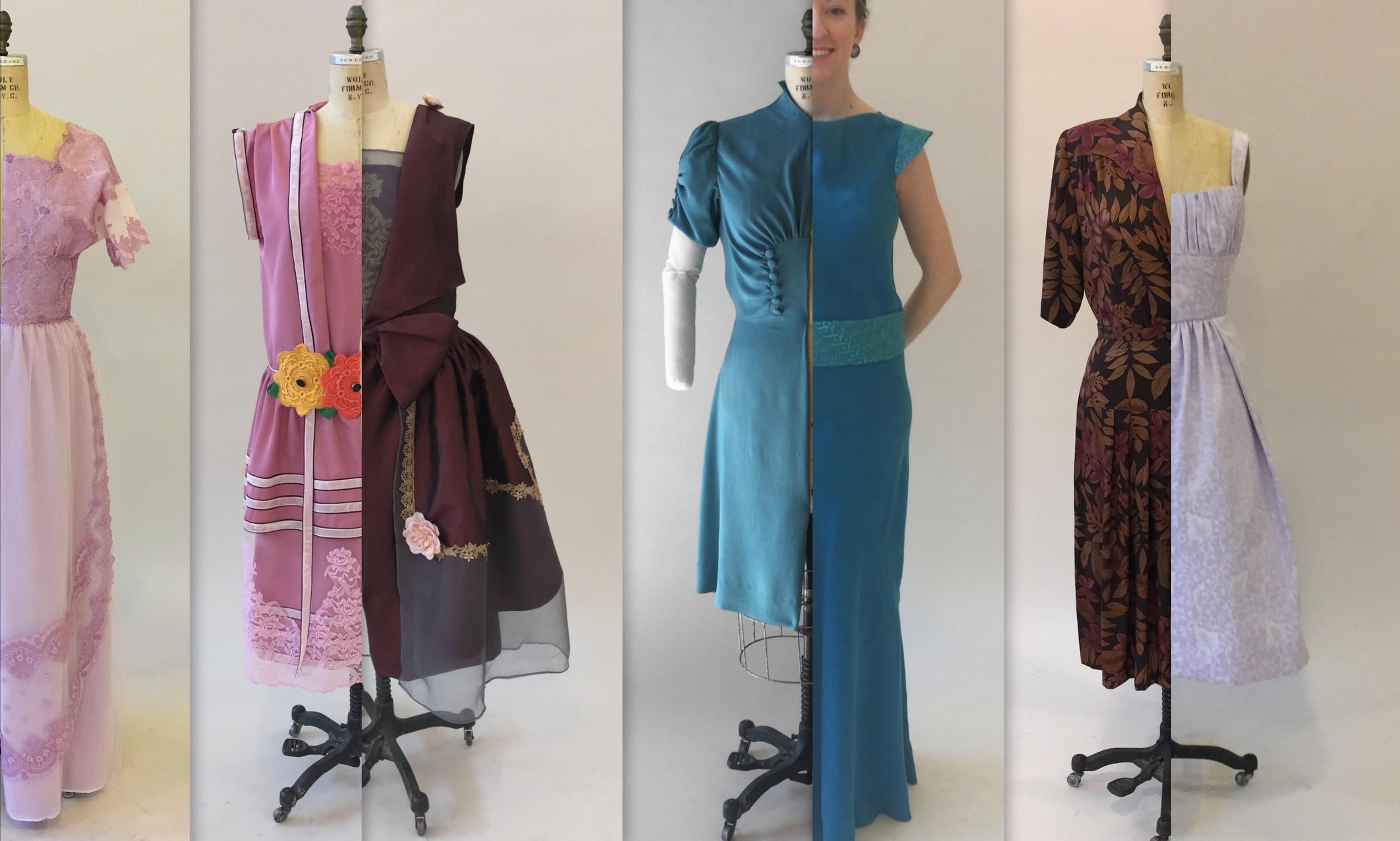 1910 - 1950s Day and Evening Dresses