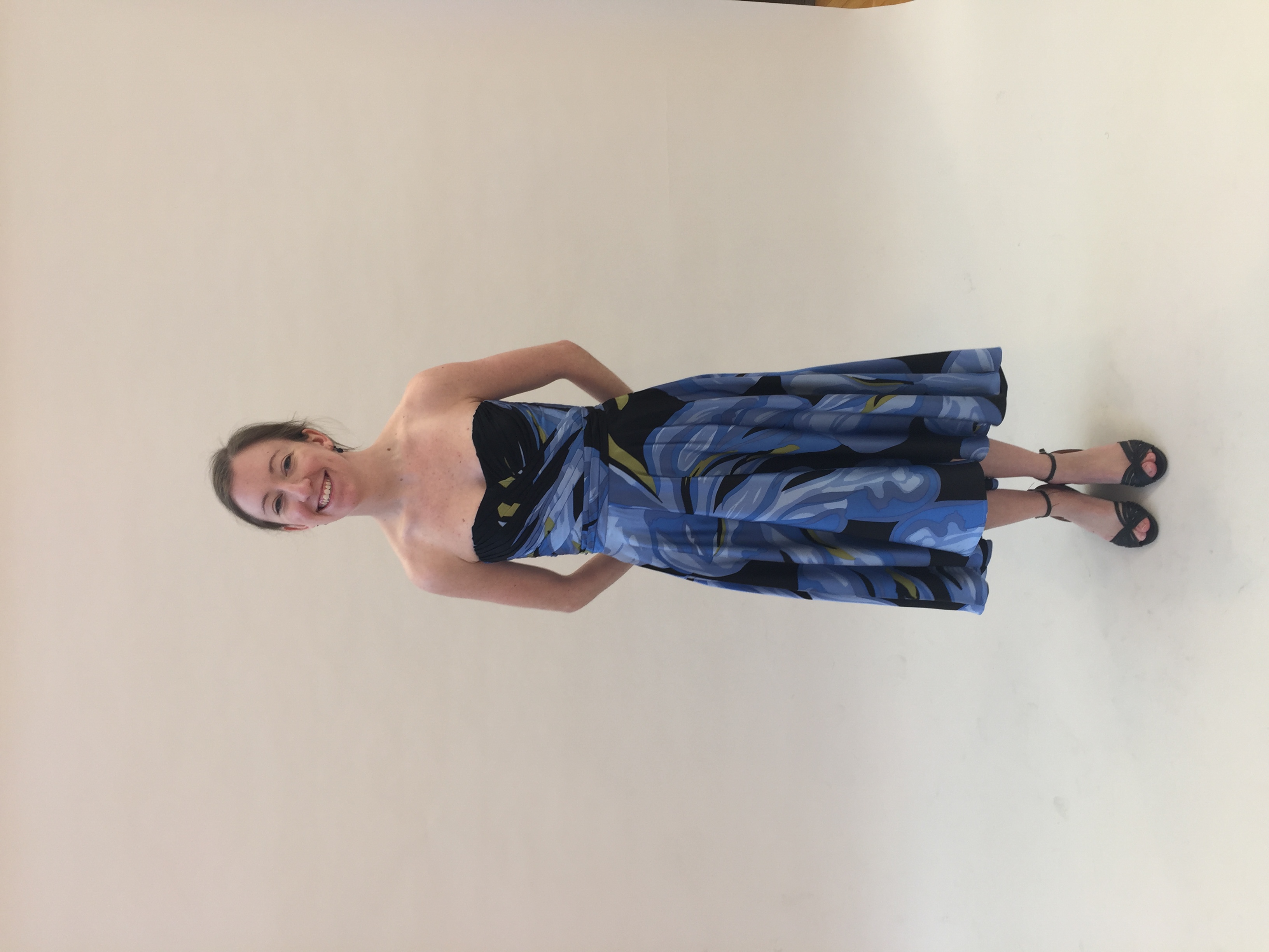 Finished Strapless Foundation Dress