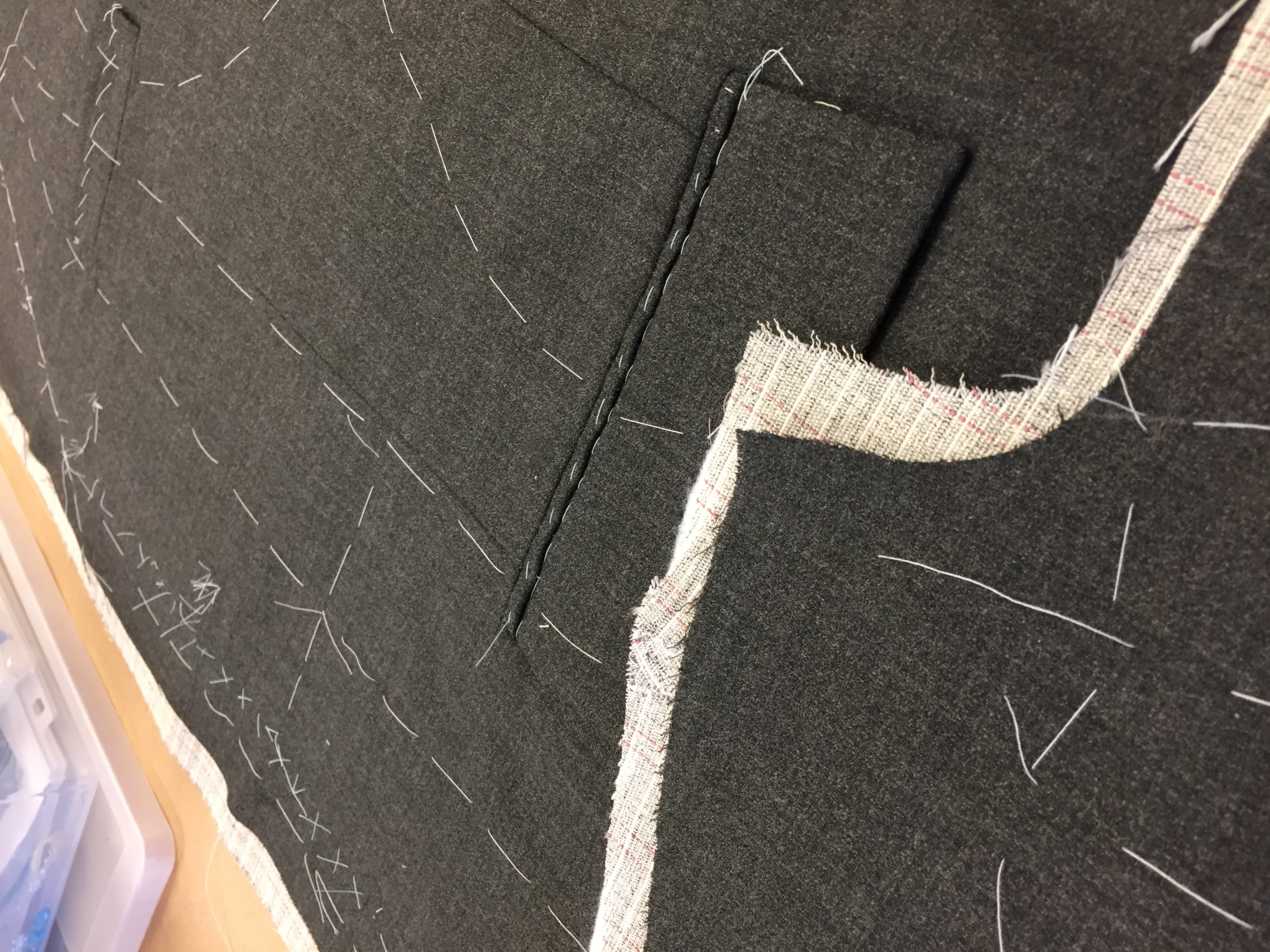 Coat Fronts in Process