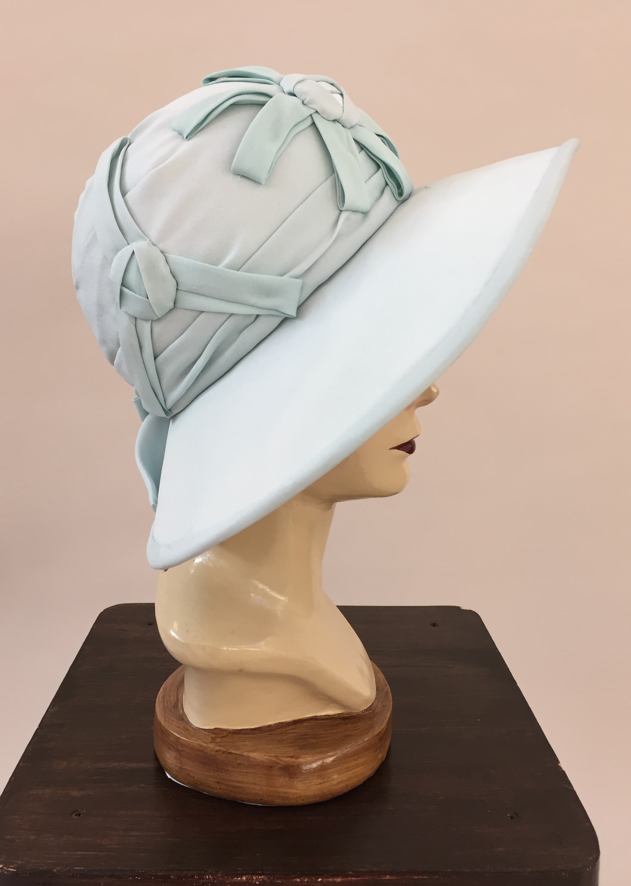1920's Inspired Buckram Hat