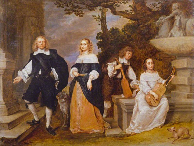 Gonzales Coques - Family of Jan Baptista Anthoni