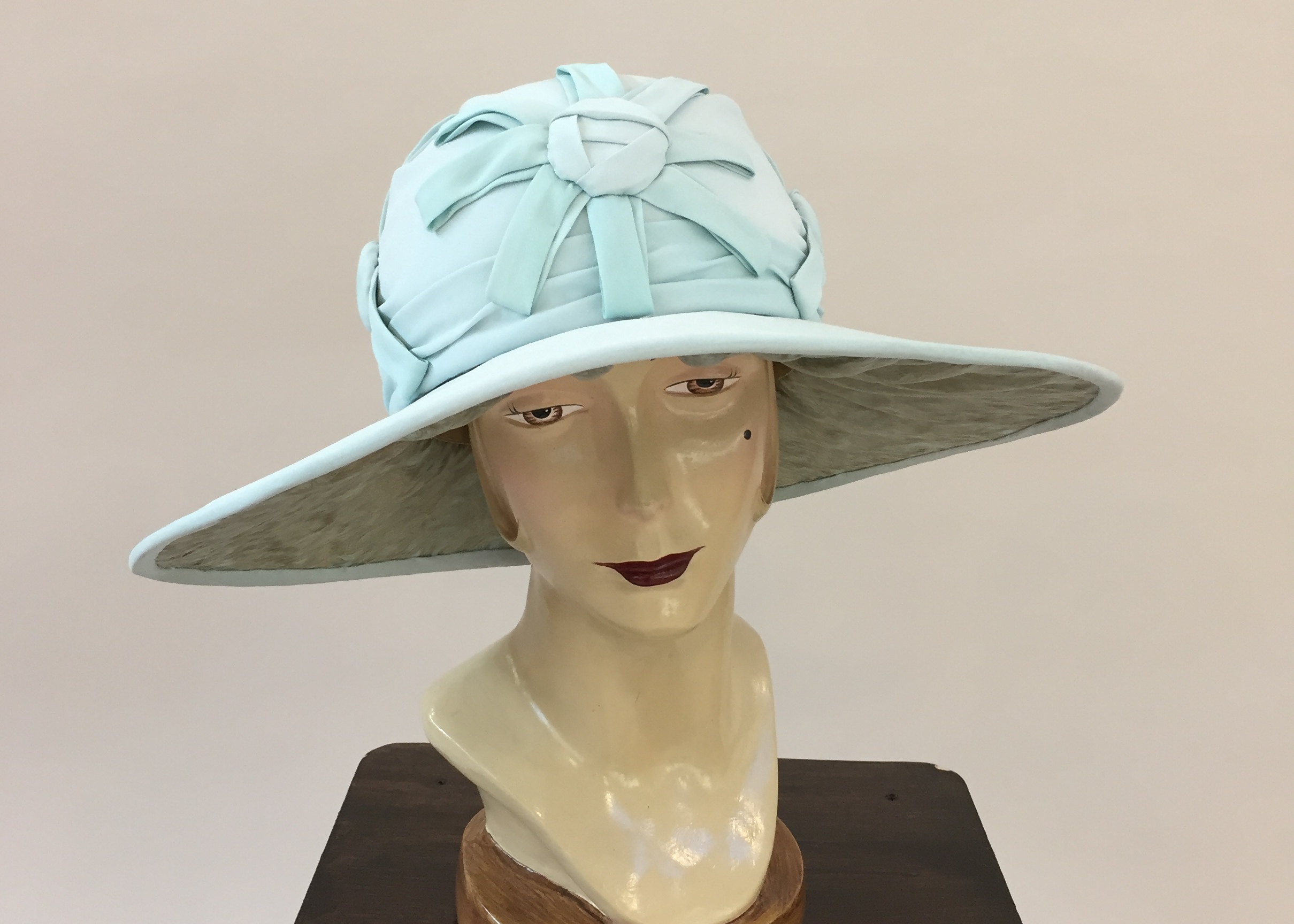 1920's Inspired Buckram Hat