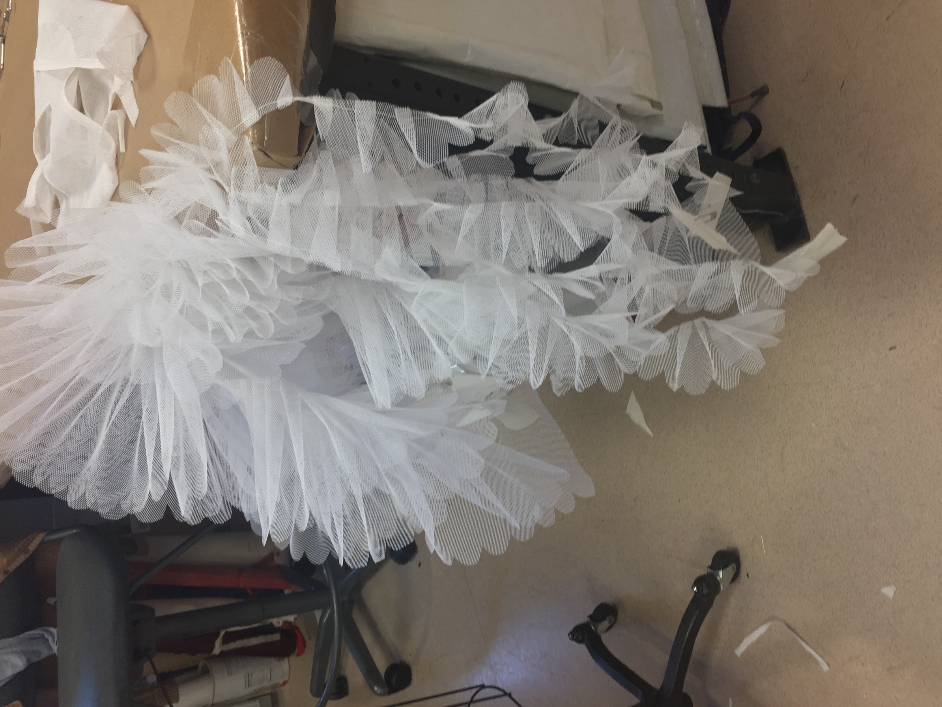 Pleated Net Layers