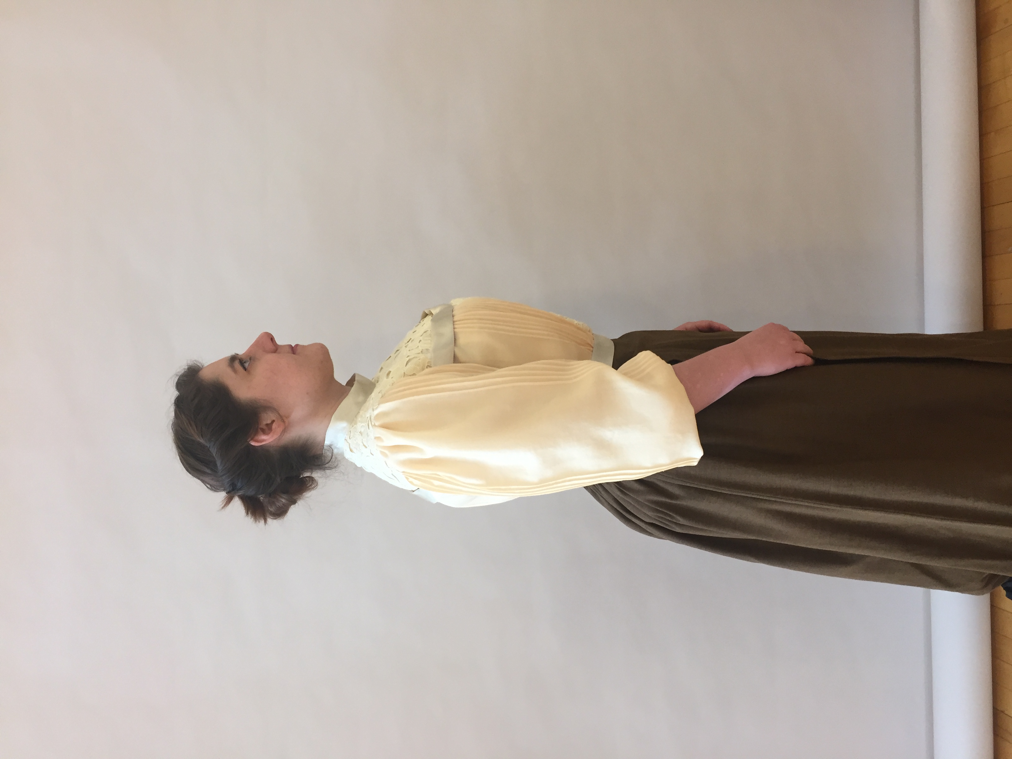 Reproduction Bodice on Model