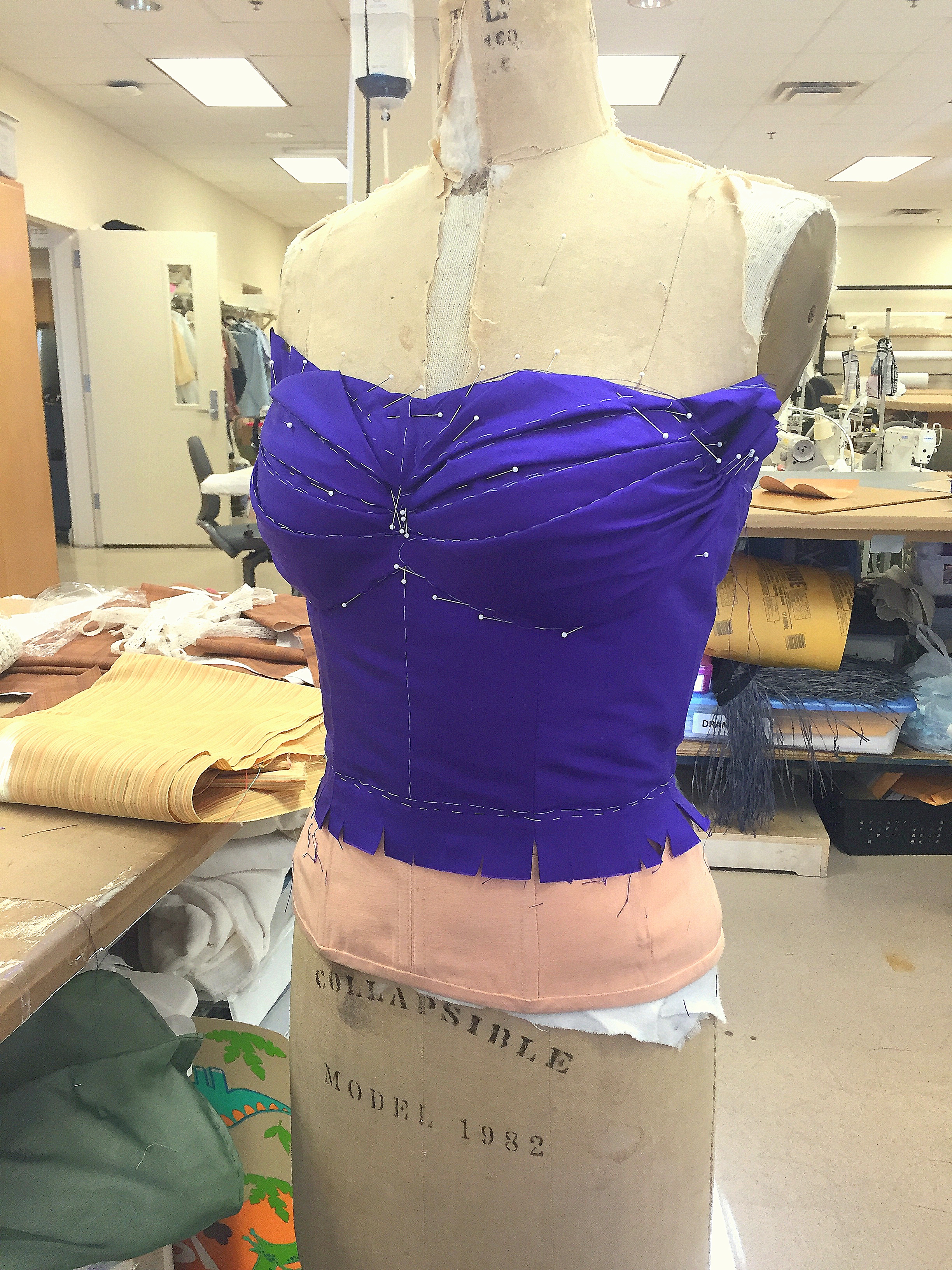 Bodice in Process