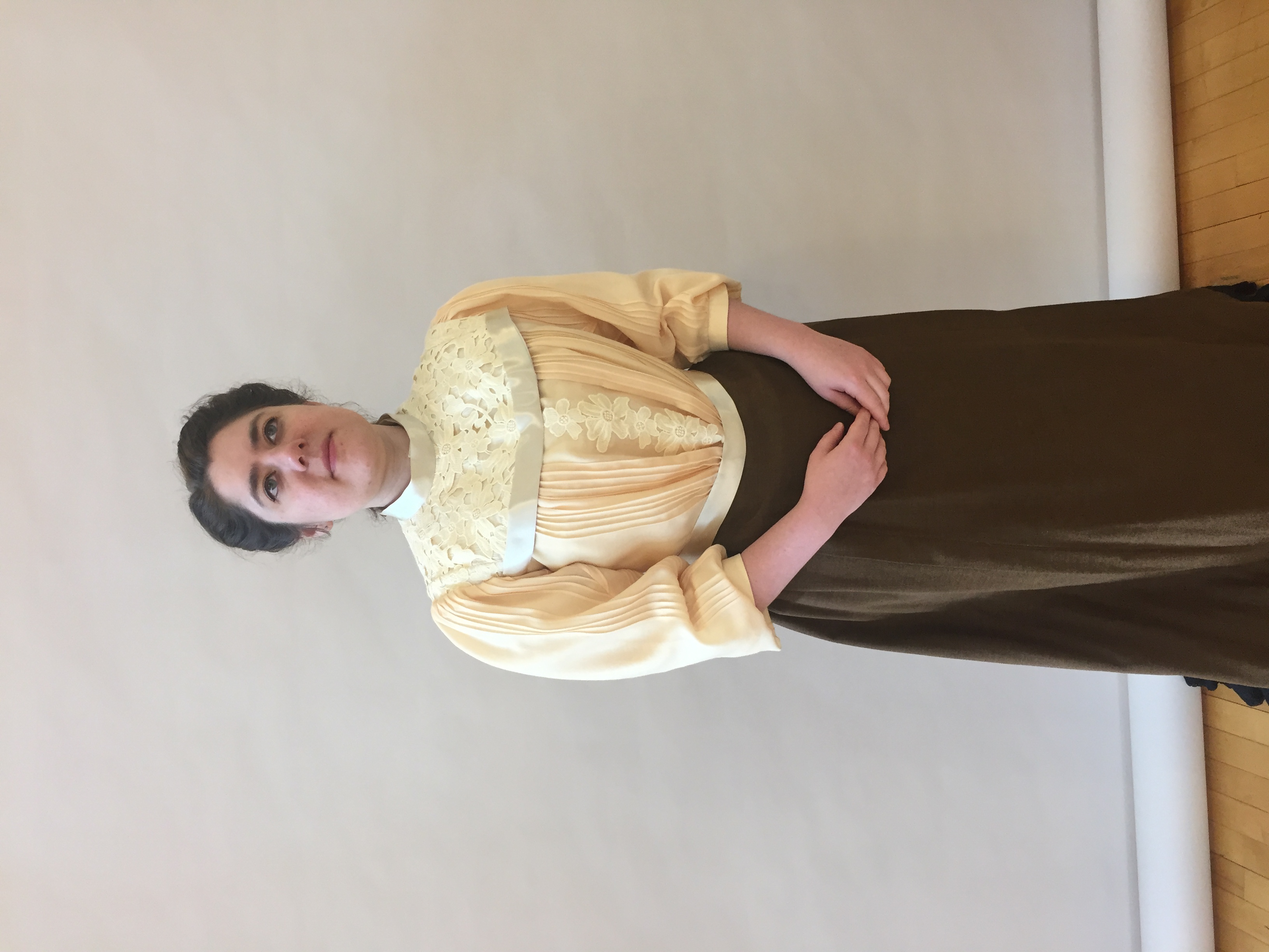 Reproduction Bodice on Model
