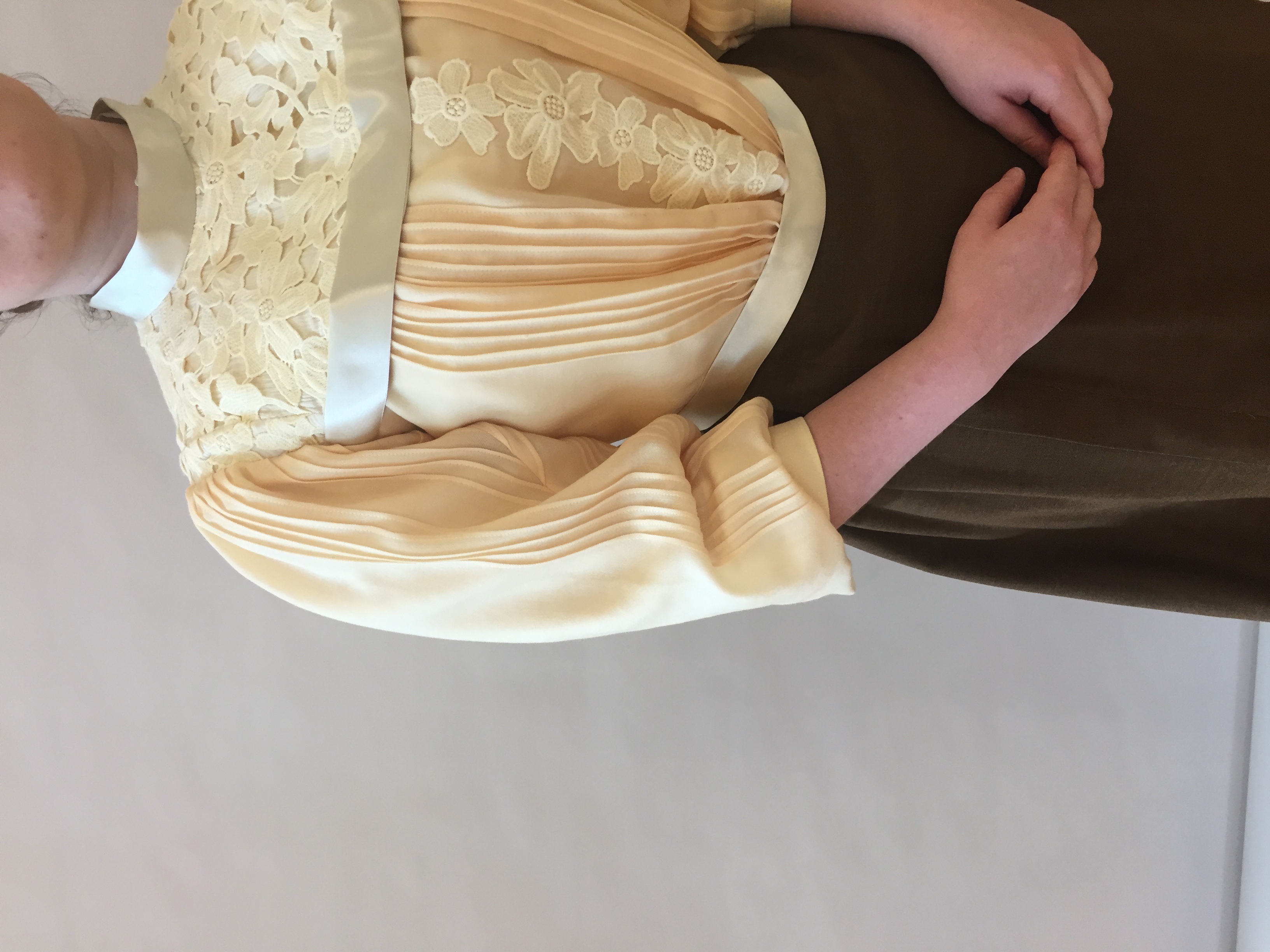 Reproduction Bodice on Model