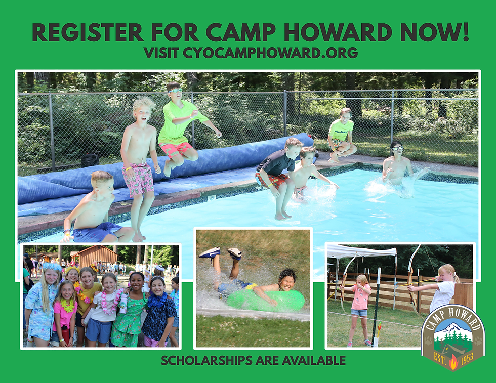 Camp Howard registration is open!